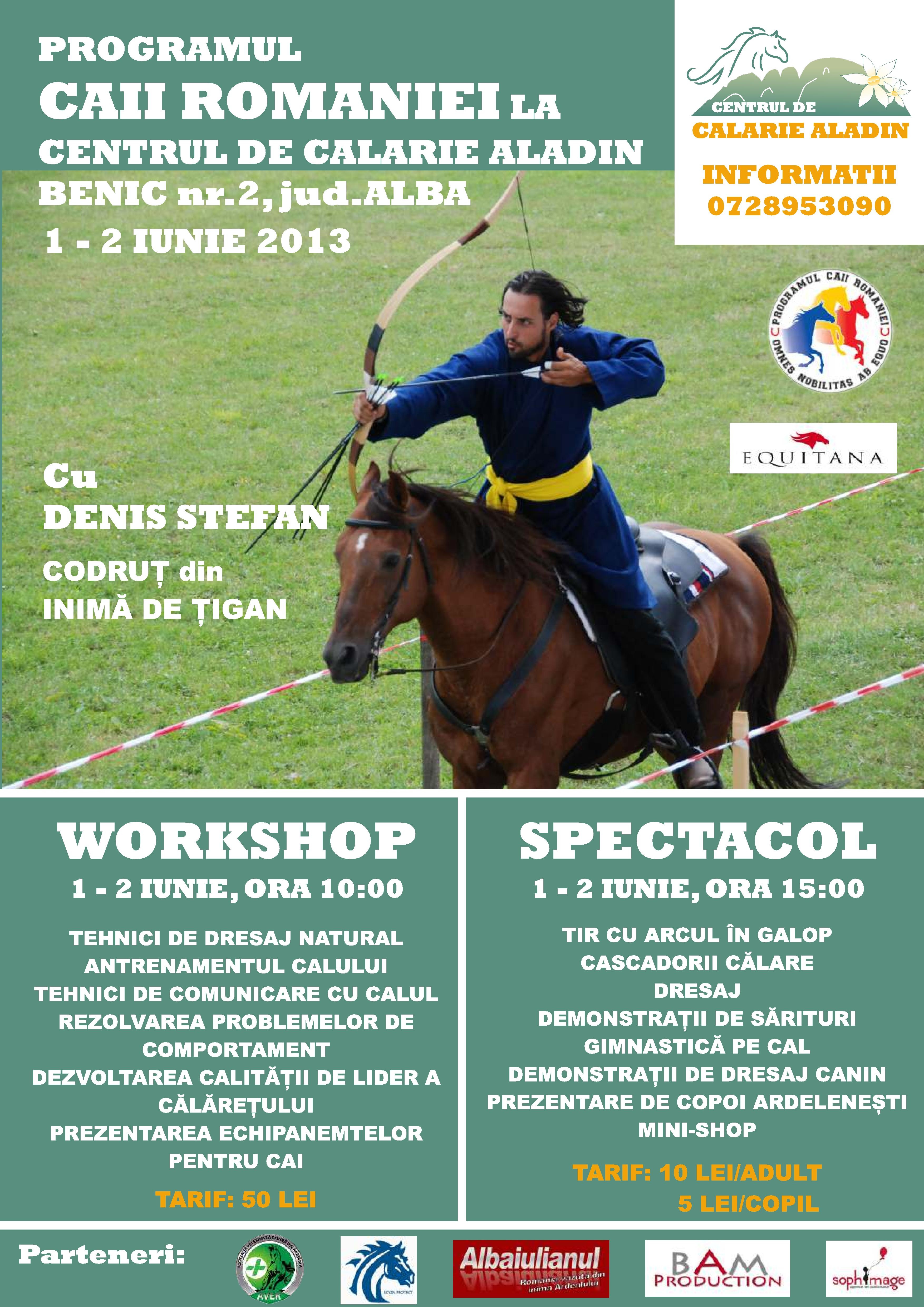 01-02.06.2013 WORKSHOP DE DRESAJ NATURAL SI SPECTACOL ECVESTRU, JUD. ALBA