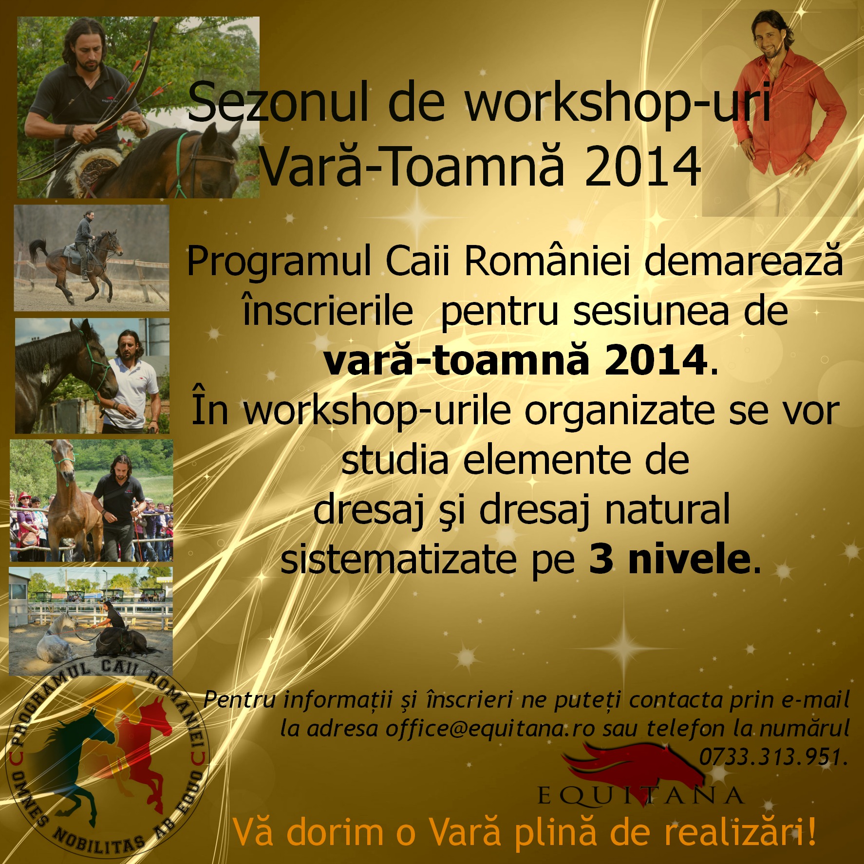 Sezonul de workshop-uri Vară-Toamnă 2014, Caii României