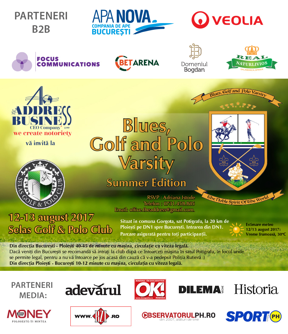 Blues, Golf and Polo Varsity, Ediția I