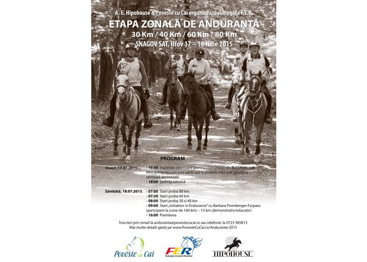 Concurs naţional de anduranţă la Snagov