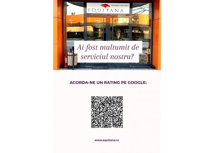 Părerea ta contează! – Scanează și lasă un review pentru Equitana