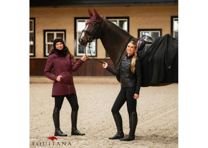 Geaca QHP Maelynn în vișiniu – confort termic pentru sezonul rece