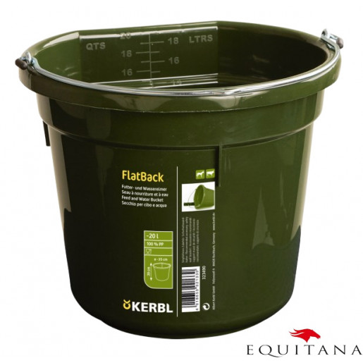 Galeata din plastic pentru apa si hrana 20l, Kerbl