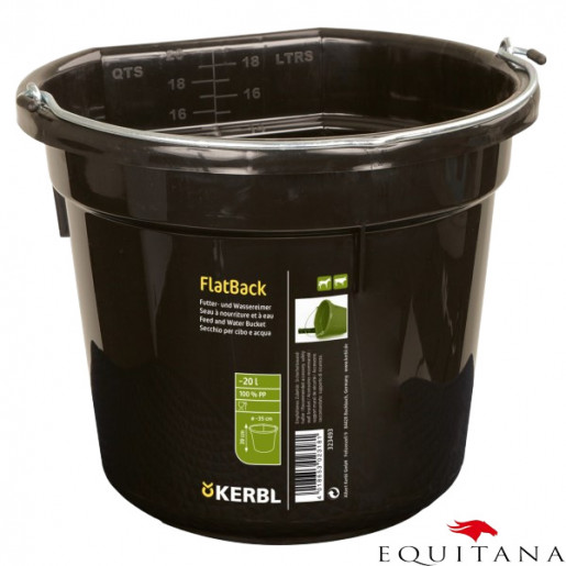 Galeata din plastic pentru apa si hrana 20l, Kerbl