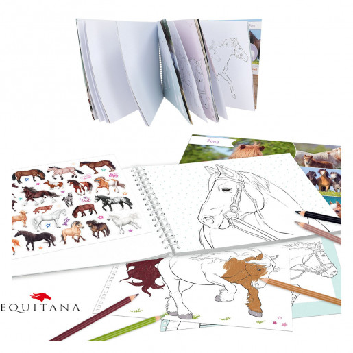 Carte de colorat Miss Melody Loesdau