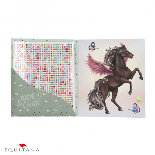 Carte cu stickere si diamante Miss Melody Loesdau