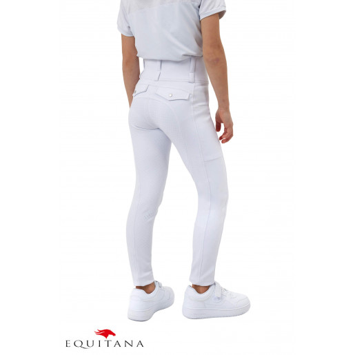 Pantaloni Horze Anya Young Rider Fullgrip Hybrid