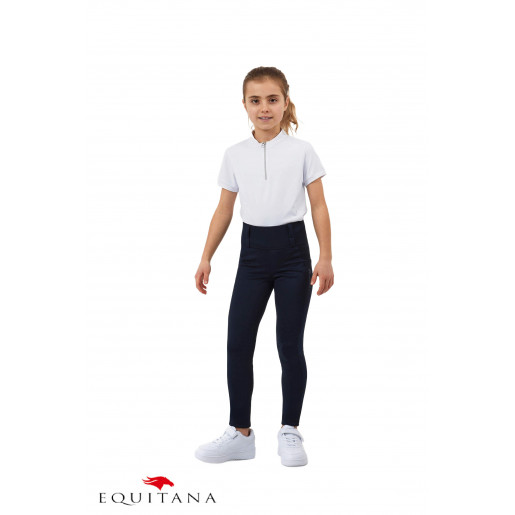 Pantaloni Horze Anya Young Rider Fullgrip Hybrid