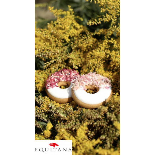 Gogosi cu flori de maces si lichen islandez Candy Horse