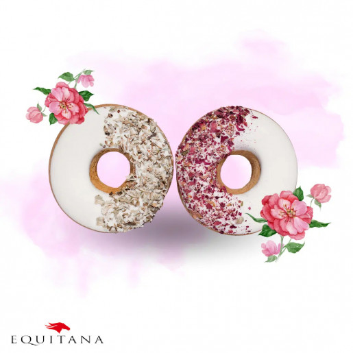 Gogosi cu flori de maces si lichen islandez Candy Horse