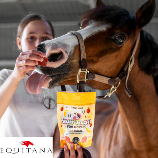 Jeleuri cu banane si capsune Candy Horse