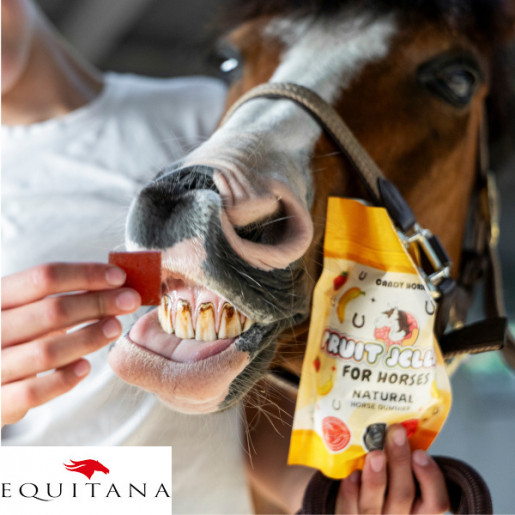 Jeleuri cu banane si capsune Candy Horse