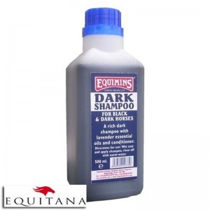 Sampon pentru cai inchisi la culoare Dark Shampoo for Black & Dark Horses Equimins