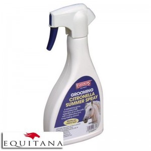 Spray revigorant pentru ingrijire Grooming Citronella Summer Spray Equimins