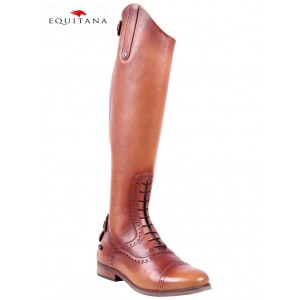 Cizme Sophia Wide Cognac