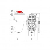 Adapatoare din plastic K75, Kerbl-2047