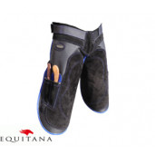 Sort din piele pentru potcovit, cu centura lombara, Blacksmith