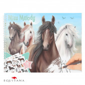 Carte de colorat Miss Melody Loesdau