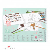 Carte de colorat Miss Melody Loesdau