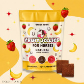 Jeleuri cu banane si capsune Candy Horse